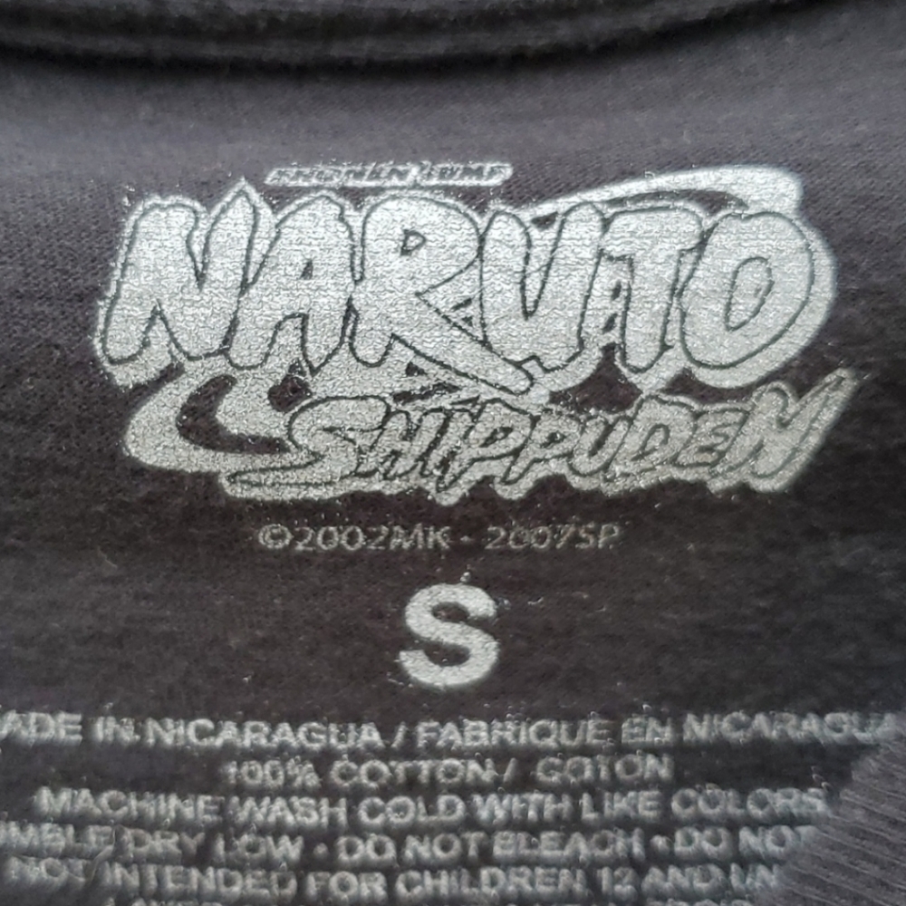 2 Black Naruto Shippuden Short Sleeve T-Shirts Size Small - Picture 5 of 10